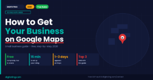how to get on google maps small business